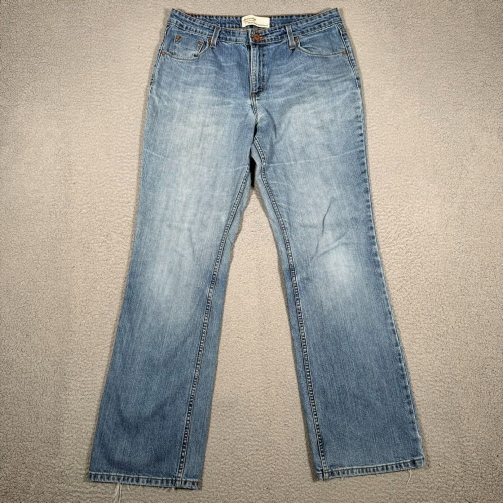 Levis Jeans Womens 14L 33x33 Blue Mid Rise Bootcut Denim 5 Pocket Casual Preppy